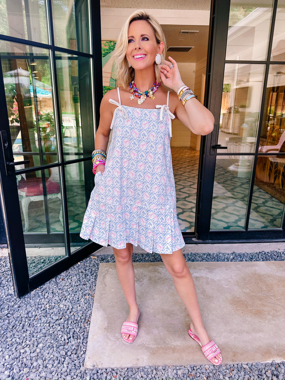 STELLA BLOOMING BOWS DRESS