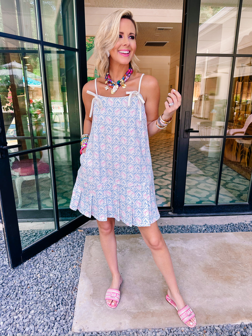 STELLA BLOOMING BOWS DRESS