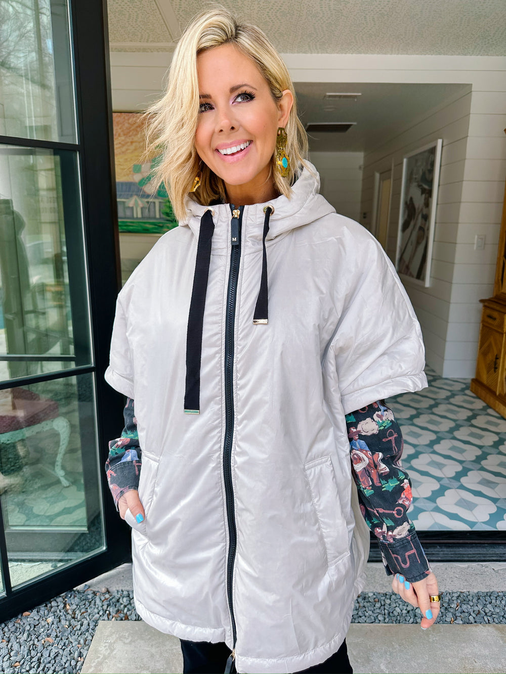 COVERED IN COMFORT VEST - CREAM