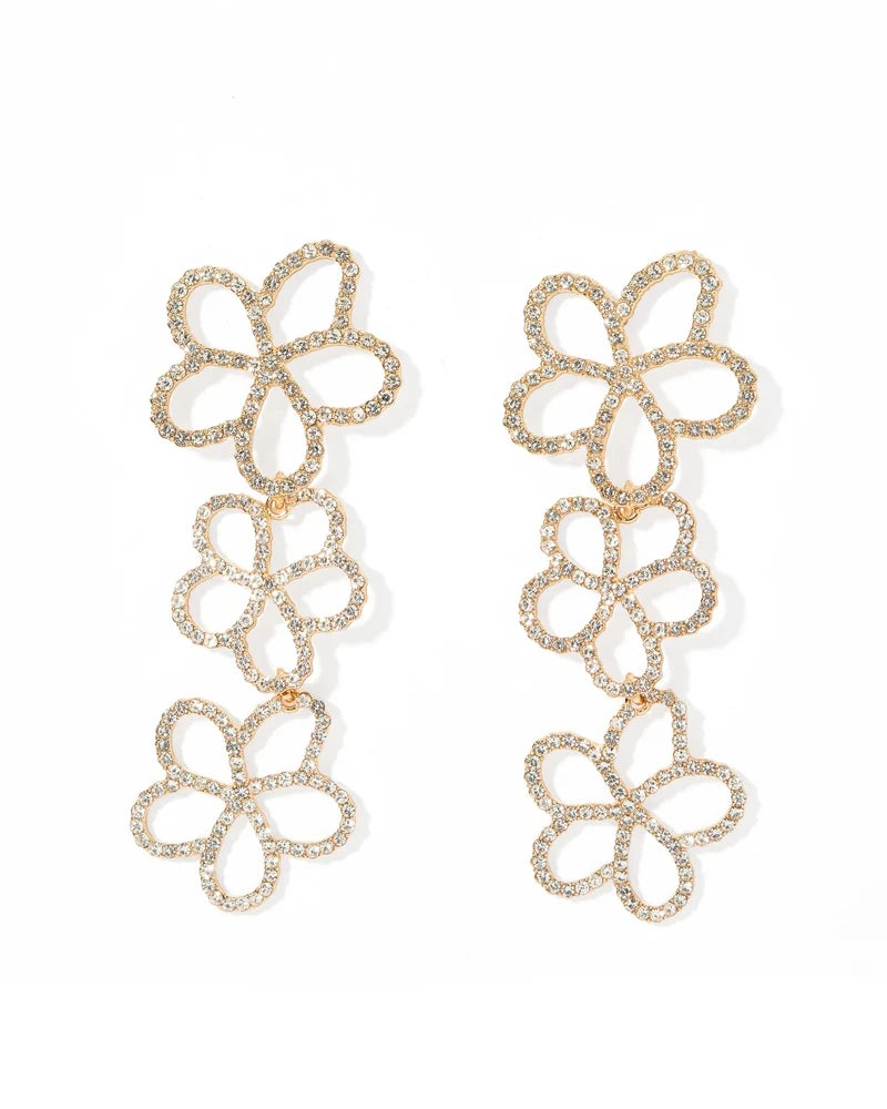 REAGAN FLORAL DROP EARRING