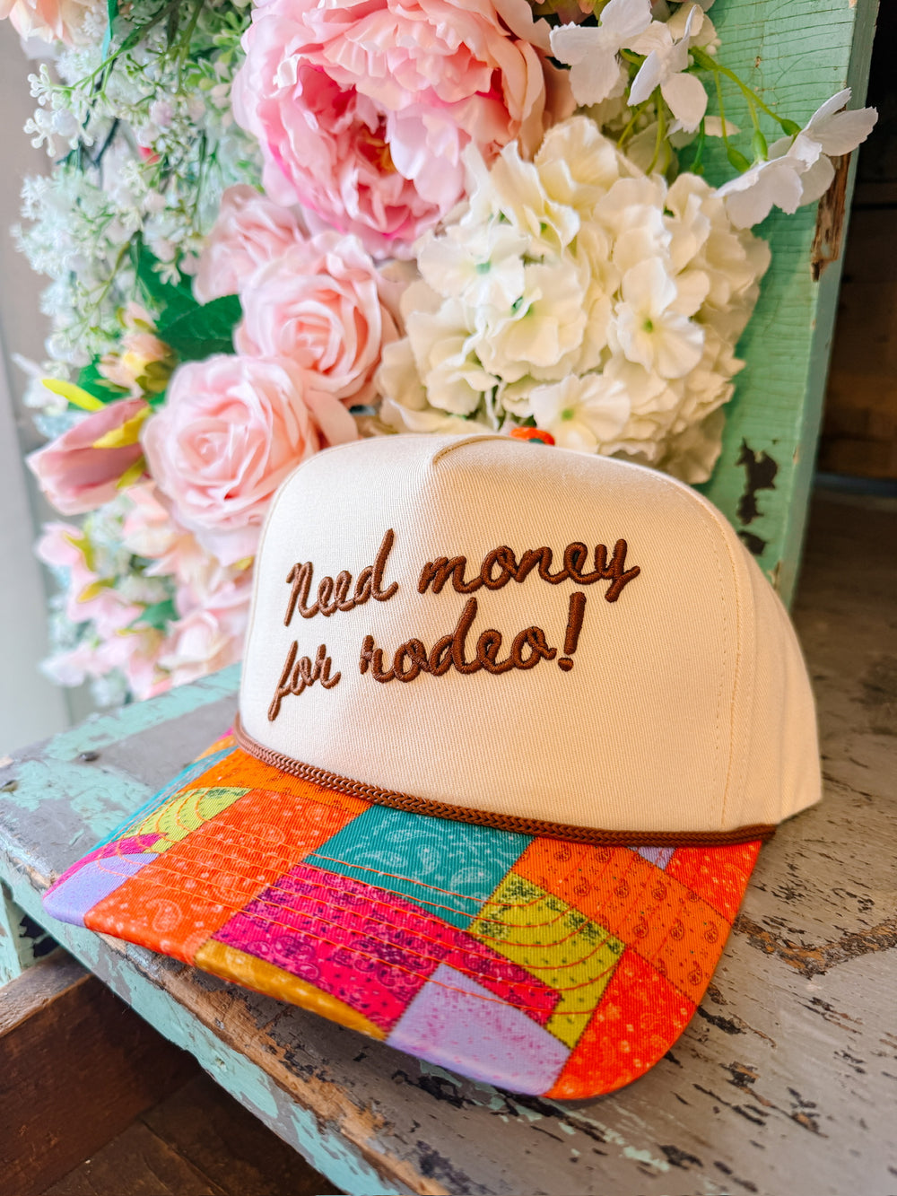 NEED MONEY FOR RODEO CANVAS HAT