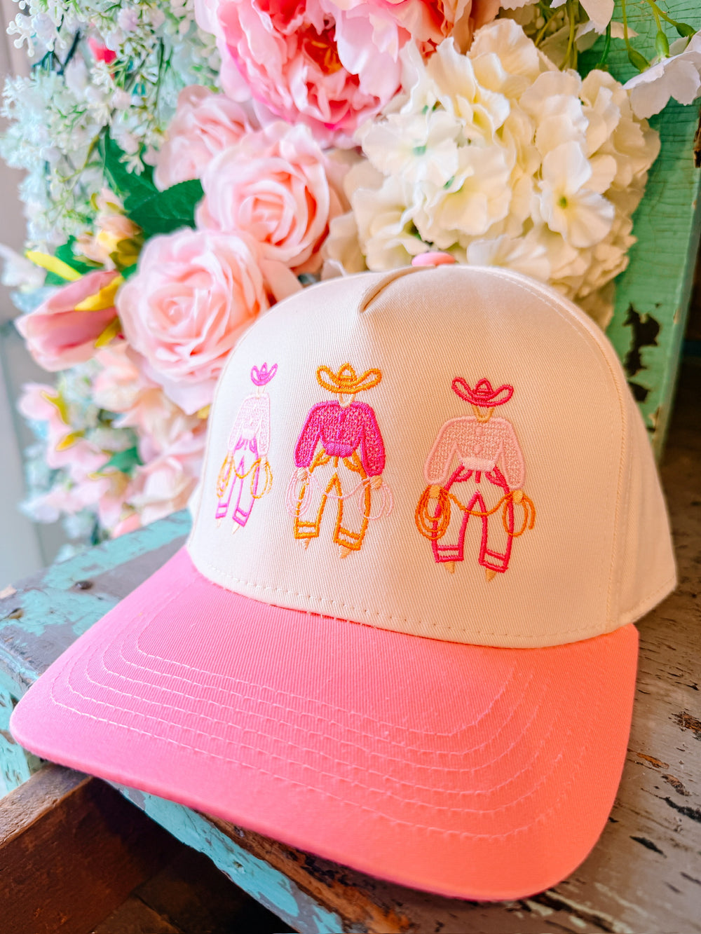 FANCY PANTS CANVAS HAT - PINK