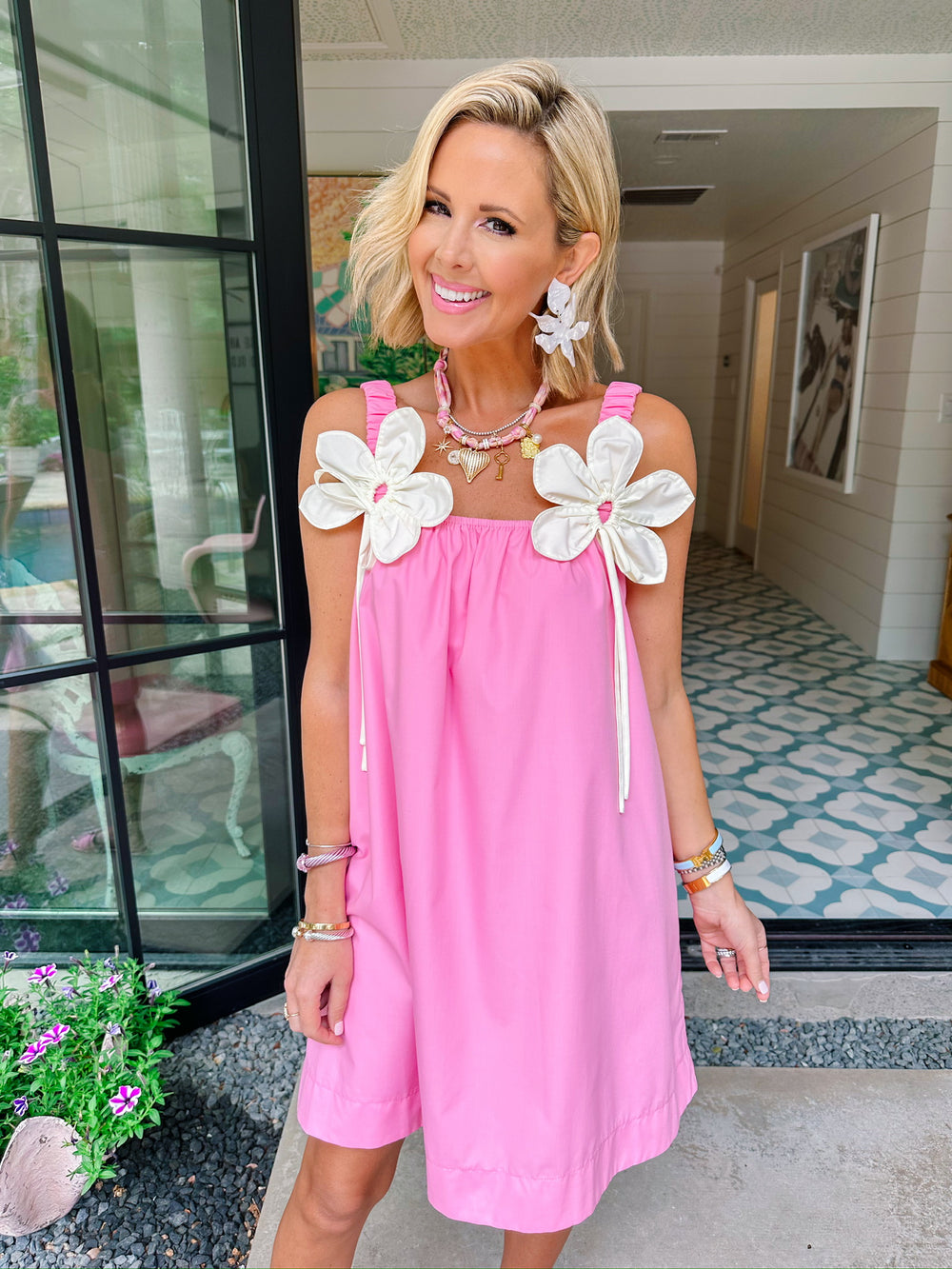 FLORAL FOR YOUR THOUGHTS DRESS - PINK