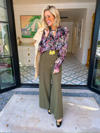 WERK IT TROUSER PANT - OLIVE