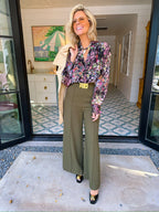 WERK IT TROUSER PANT - OLIVE