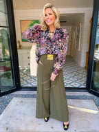 WERK IT TROUSER PANT - OLIVE