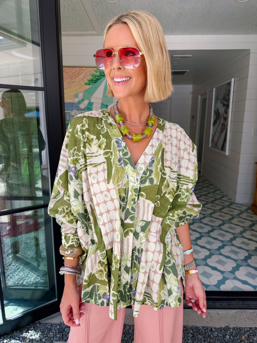 LILIAN LIME GLOW NECKLACE