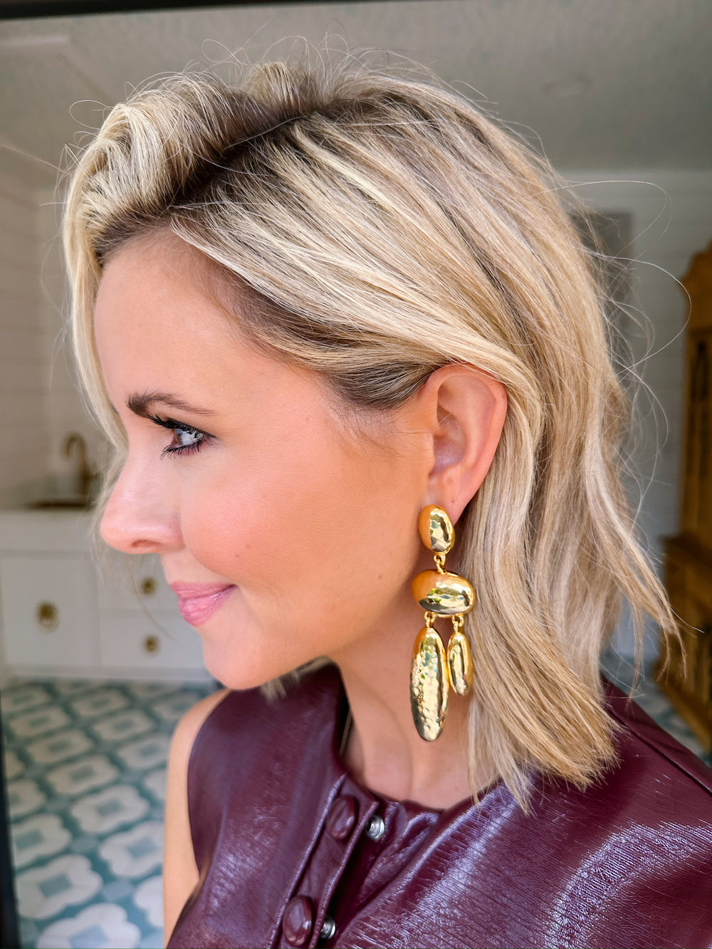 ABSTRACT DROP EARRINGS