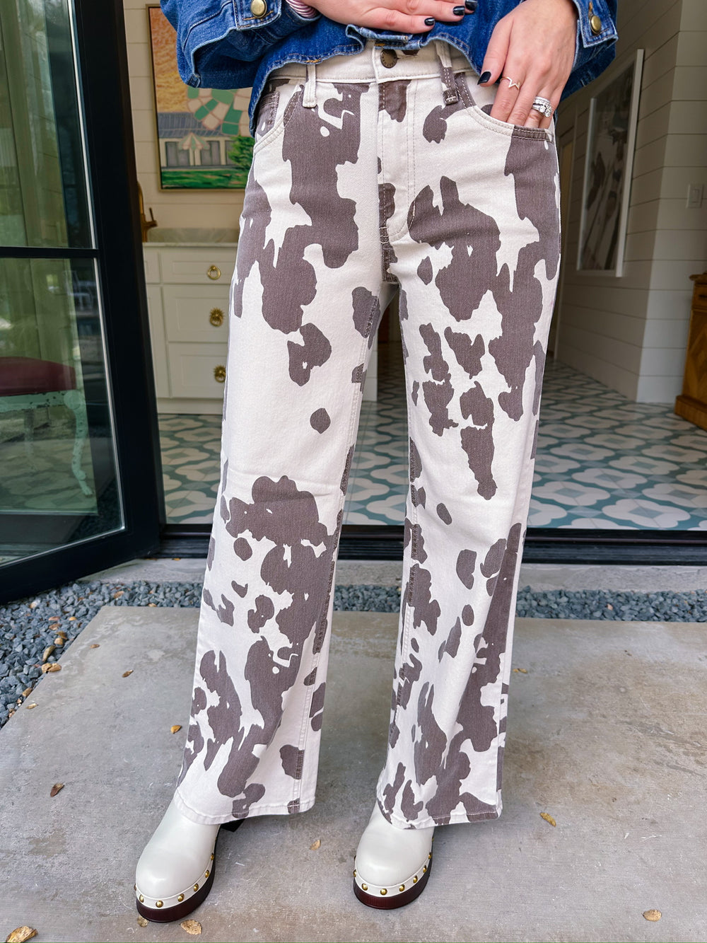 CATTLE CALL WIDE LEG JEAN