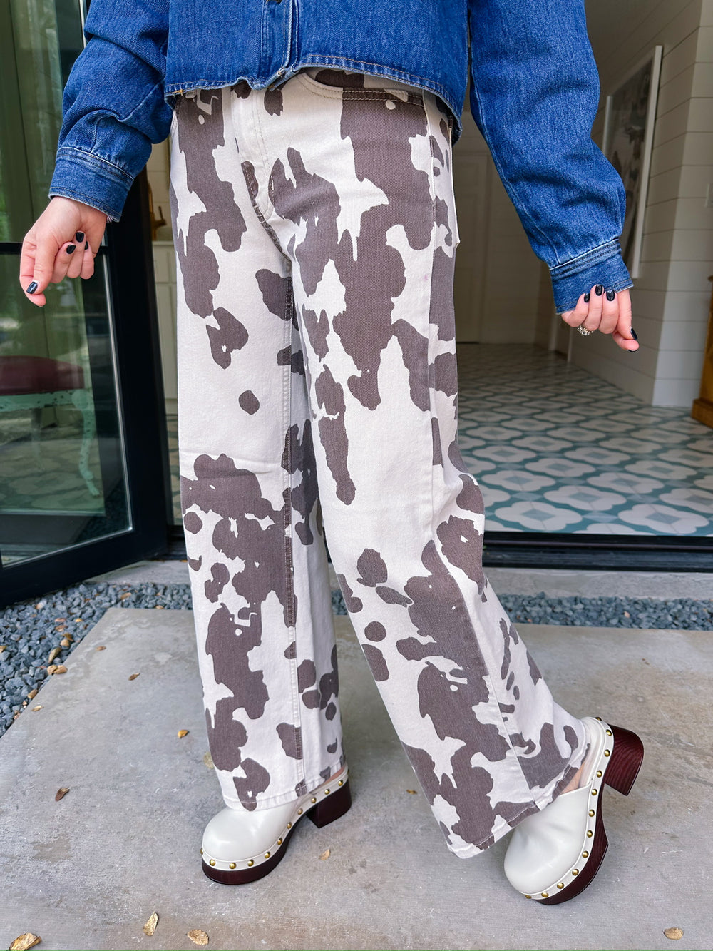 CATTLE CALL WIDE LEG JEAN