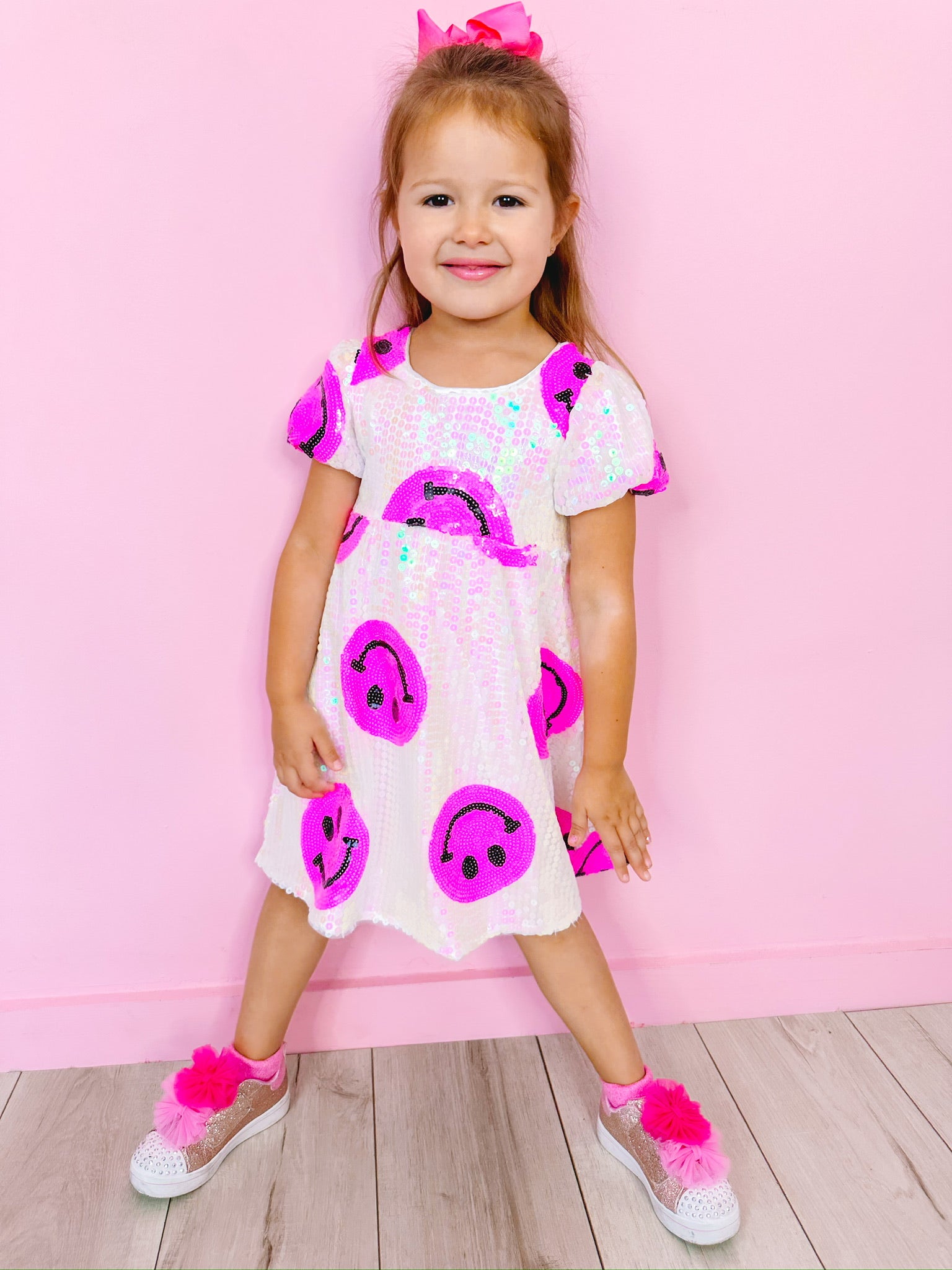 PINKIE HAPPY EMOJI DRESS