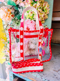 GAME DAY CLEAR BAG - RED