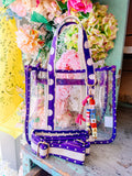 GAME DAY CLEAR BAG - PURPLE