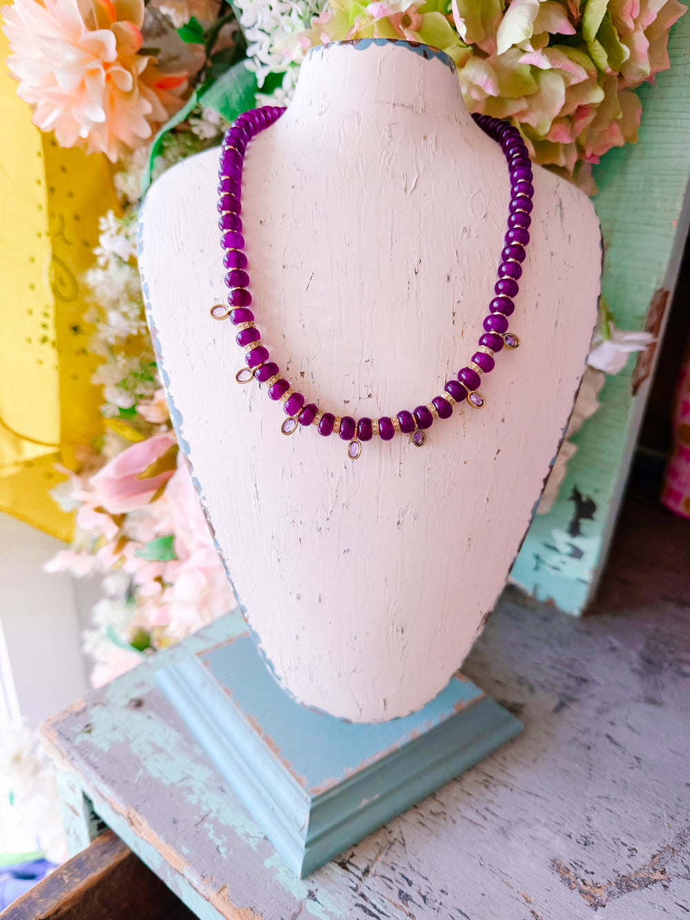 JUPITER GEM NECKLACE - PURPLE