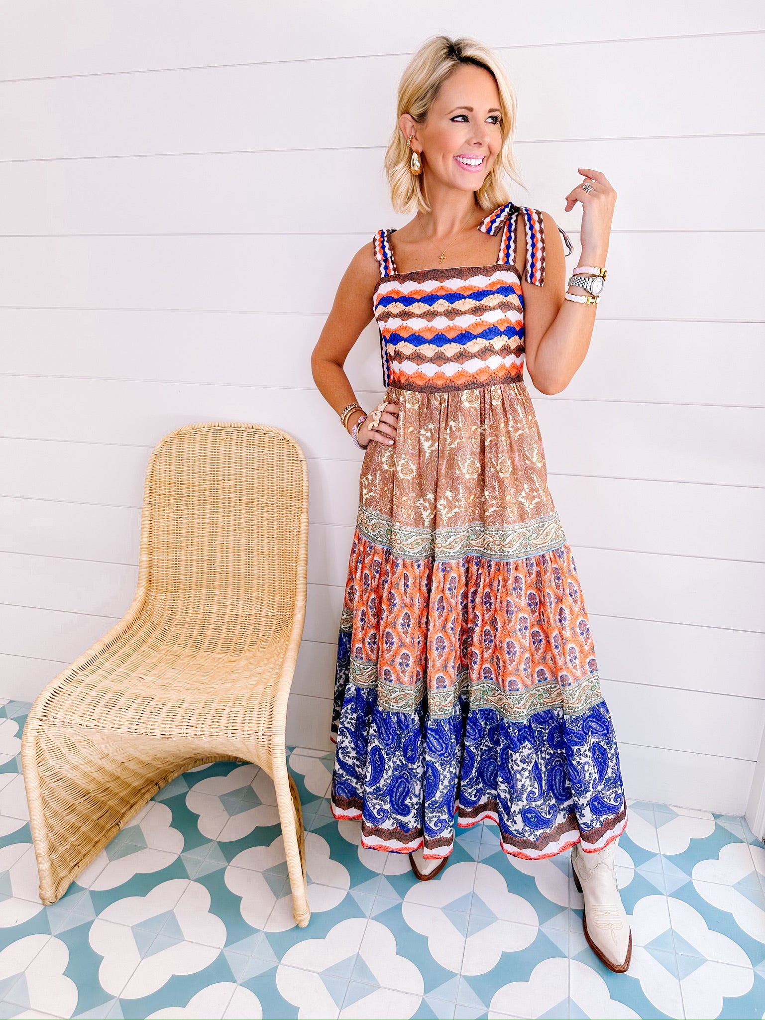 PAISLEY IN THE WIND MAXI DRESS