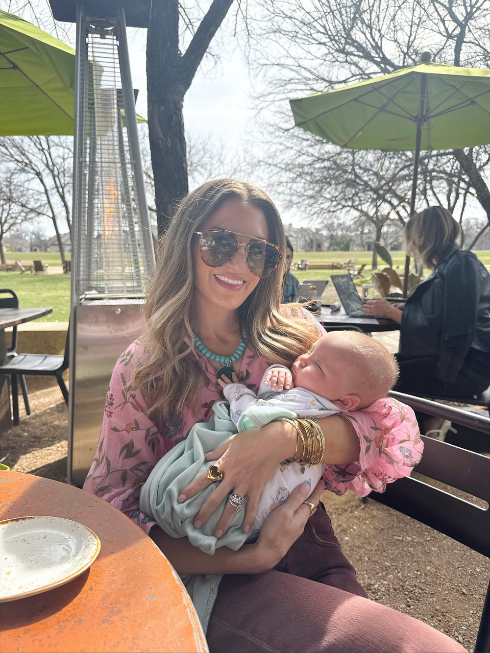 PREORDER BOUTANIQUE BUTTON UP TOP - PINK