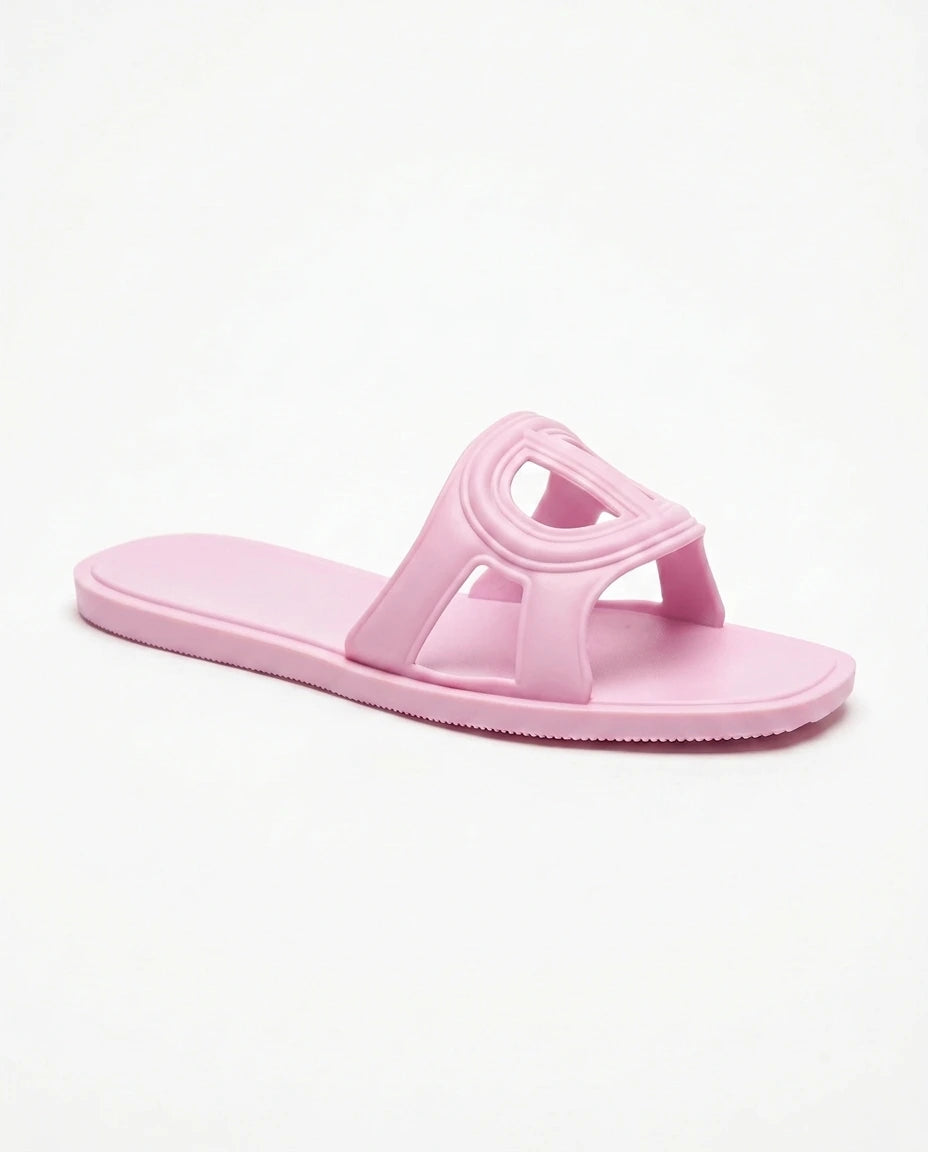 JACELYN CUTOUT SANDAL - PINK