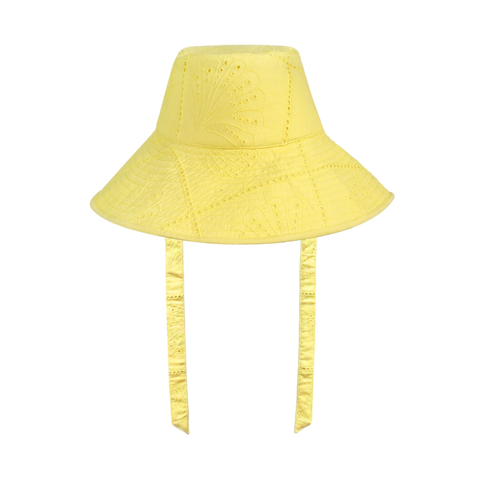 LEMONADE SHELL BEACHY BUCKET HAT